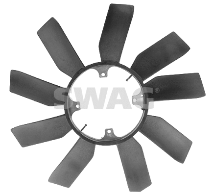 10 91 7152 SWAG Крыльчатка вентилятора, охлаждение двигателя (фото 1)