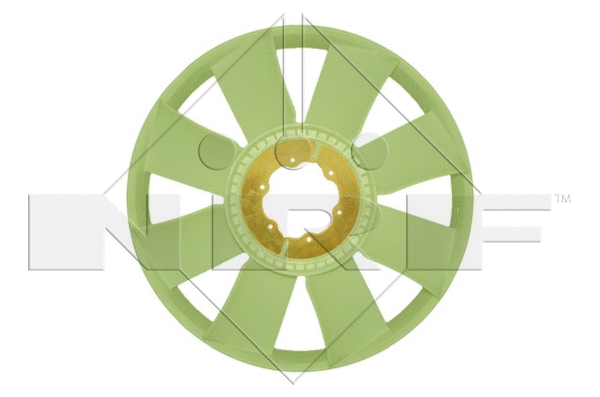 49840 NRF Крыльчатка вентилятора, охлаждение двигателя (фото 1)