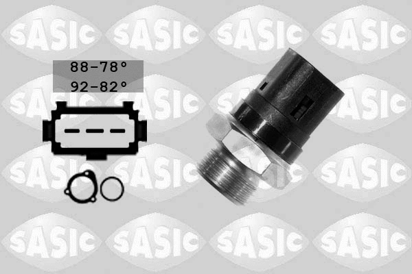 3804001 SASIC Термовыключатель, вентилятор радиатора (фото 1)