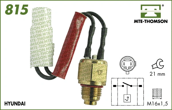 815 MTE-THOMSON Термовыключатель, вентилятор радиатора (фото 1)