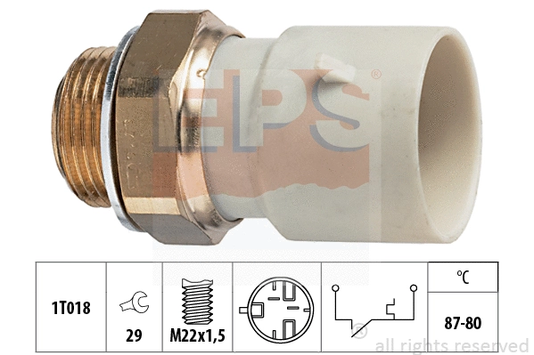 1.850.271 EPS Термовыключатель, вентилятор радиатора (фото 1)