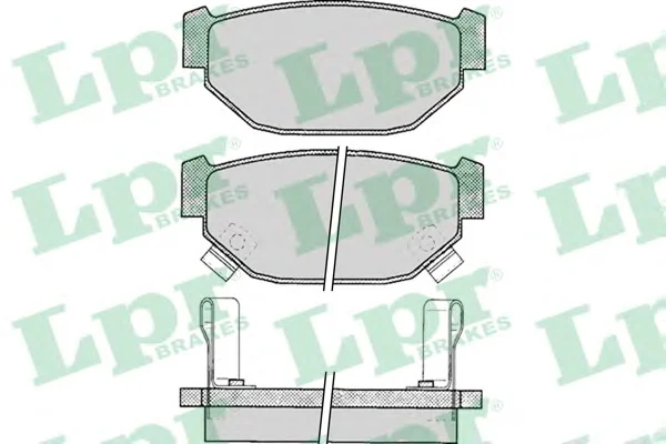 05P048 LPR/AP/RAL Тормозные колодки (фото 1)