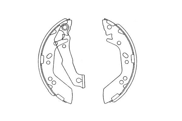 KBS-3401 KAVO PARTS Комплект тормозных колодок (фото 7)