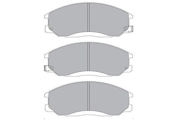 KBP-3019 KAVO PARTS Комплект тормозных колодок, дисковый тормоз (фото 5)
