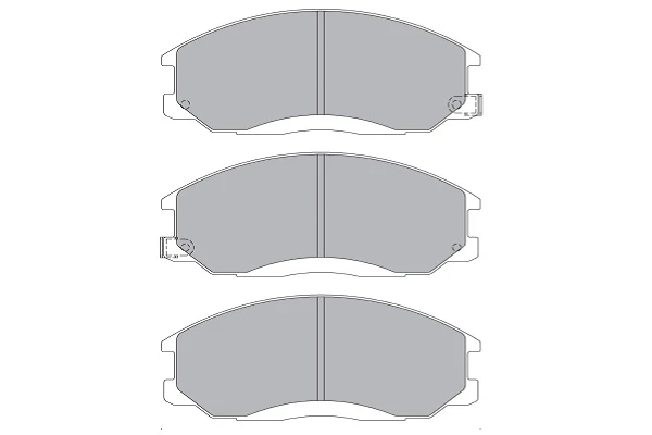 KBP-3019 KAVO PARTS Комплект тормозных колодок, дисковый тормоз (фото 10)