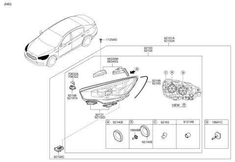 1864765009S HYUNDAI/KIA/MOBIS Автолампа накаливания 1864765009s (фото 8)