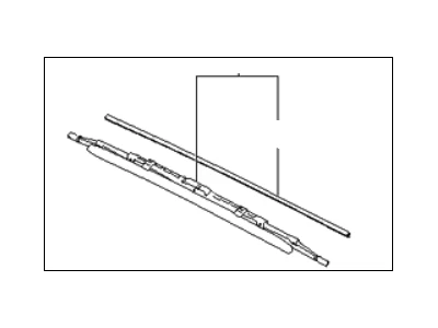 983502K000 HYUNDAI/KIA/MOBIS Щетка стеклоочистителя kia (фото 2)