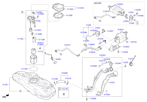 31112-F9000 HYUNDAI/KIA/MOBIS Топливный фильтр 31112-f9000 (фото 4)