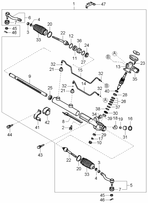 56820-38000 HYUNDAI/KIA/MOBIS Наконечник рулевой левый (фото 5)