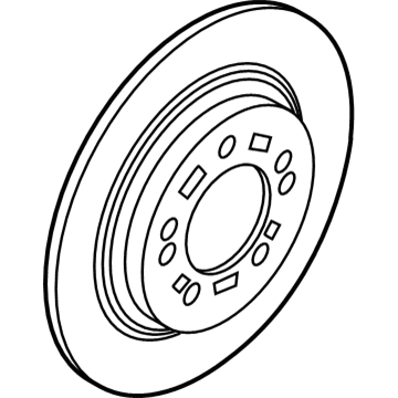 584113V500 HYUNDAI/KIA/MOBIS Тормозной диск 584113v500 (фото 6)