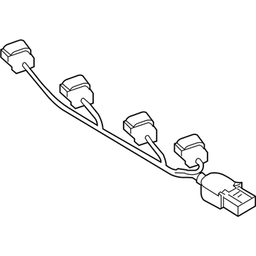 27300-2B010 HYUNDAI/KIA/MOBIS Катушка зажигания комплект 4шт (с проводами) (фото 1)