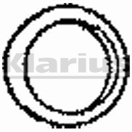 410233 KLARIUS Уплотнительное кольцо, труба выхлопного газа (фото 3)
