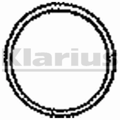 410162 KLARIUS Уплотнительное кольцо, труба выхлопного газа (фото 3)