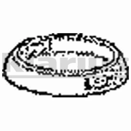 410231 KLARIUS Уплотнительное кольцо, труба выхлопного газа (фото 3)