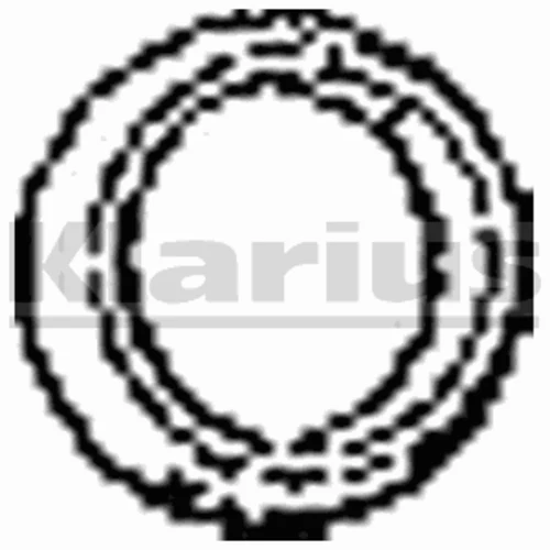 410145 KLARIUS Уплотнительное кольцо, труба выхлопного газа (фото 3)