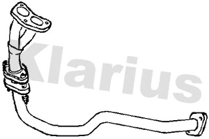 301325 KLARIUS Труба выхлопного газа (фото 2)