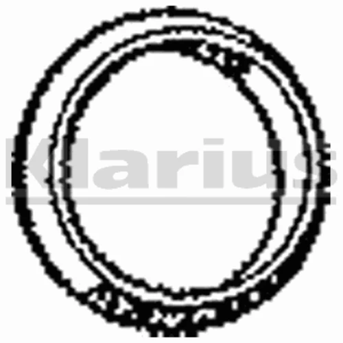 410333 KLARIUS Уплотнительное кольцо, труба выхлопного газа (фото 3)