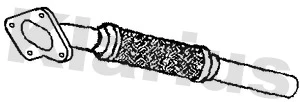 301382 KLARIUS Труба выхлопного газа (фото 2)