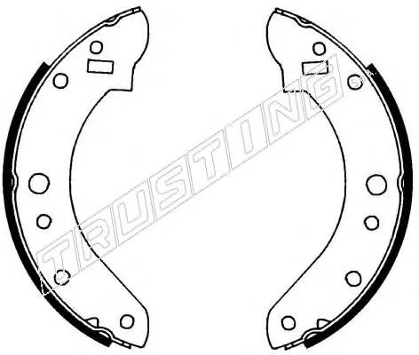 118.238 TRUSTING Тормозные колодки (фото 1)