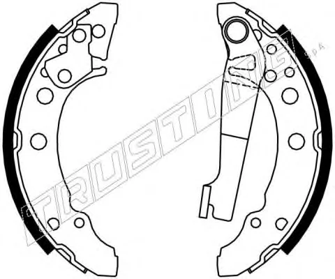 7001 TRUSTING Тормозные колодки (фото 1)