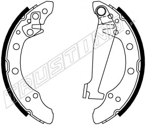 7087 TRUSTING Тормозные колодки (фото 1)