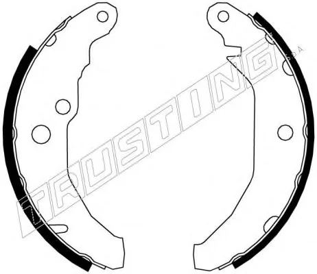 7121 TRUSTING Тормозные колодки (фото 1)