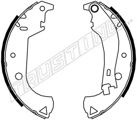 7385 TRUSTING Тормозные колодки (фото 1)