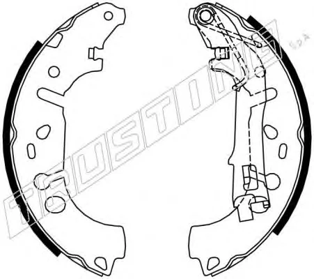 7389 TRUSTING Тормозные колодки (фото 1)