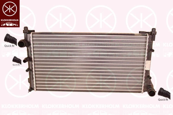 2008302292 KLOKKERHOLM Радиатор охлаждения двигателя (фото 3)
