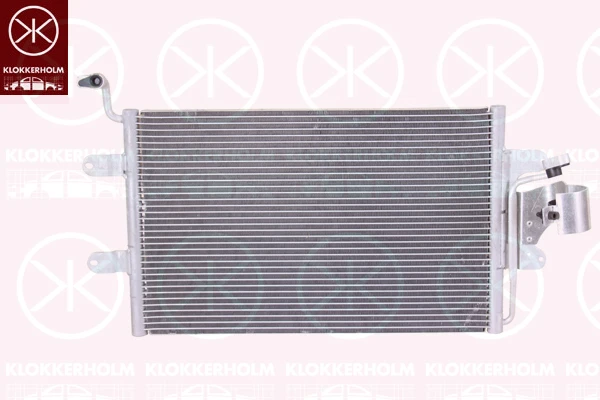 6608305181 KLOKKERHOLM Радиатор кондиционера (фото 2)