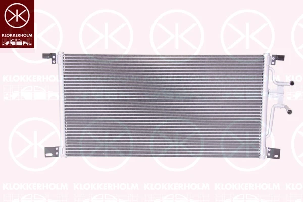 2515305304 KLOKKERHOLM Радиатор кондиционера (фото 2)