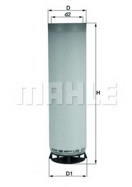LXS 272 KNECHT/MAHLE Фильтр добавочного воздуха (фото 3)