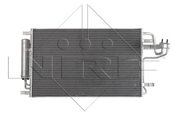 350025 NRF Радиатор кондиционера (фото 1)