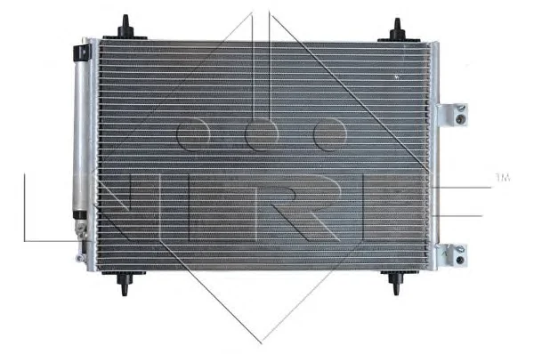 35446 NRF Радиатор кондиционера (фото 3)