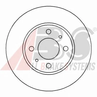16046 OE A.B.S. Тормозной диск (фото 1)