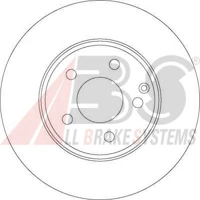 17403 OE A.B.S. Тормозной диск (фото 1)