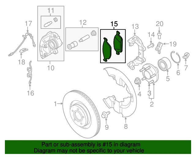 BRF1454 FORD Колодки тормозные audi a4/a6/renault scenic/vw golf 2/3/passat задние (фото 2)