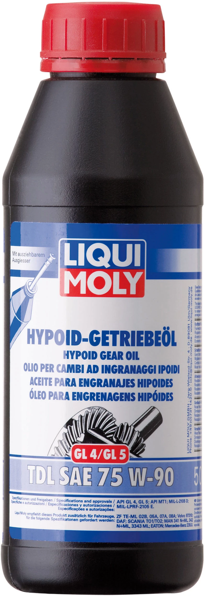 1406 LIQUI MOLY Трансмиссионное масло (фото 2)