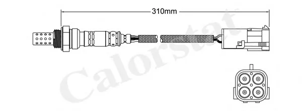 LS140487 VERNET-CALORSTAT Лямбда-зонд (фото 1)