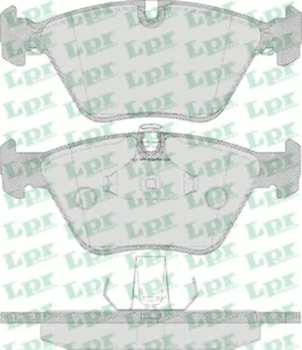 05P649 LPR/AP/RAL Комплект тормозных колодок, дисковый тормоз (фото 2)