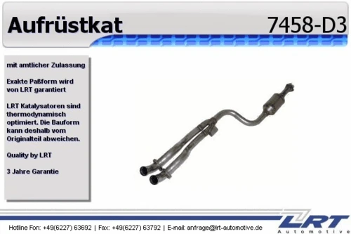 7458-D3 LRT Катализатор для переоборудования (фото 2)