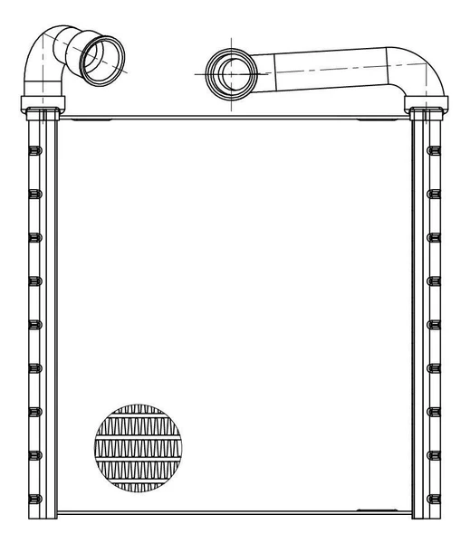 LRh 1851 LUZAR Теплообменник, отопление салона (фото 4)