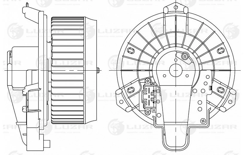LFh 1918 LUZAR Вентилятор салона (фото 4)