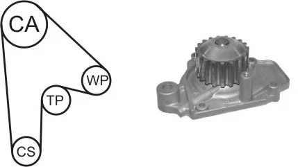 WPK-136802 AIRTEX Водяной насос + комплект ГРМ (фото 1)