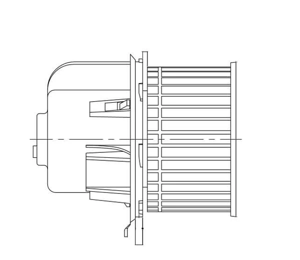 LFh 10AB LUZAR Электродвигатель, вентиляция салона (фото 2)