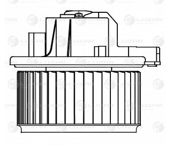 LFh 1189 LUZAR Электродвигатель, вентиляция салона (фото 5)