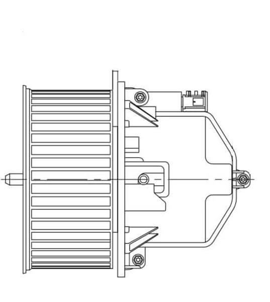 LFh 10122 LUZAR Электродвигатель, вентиляция салона (фото 4)