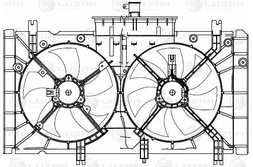 LFK 25FA LUZAR Вентилятор, охлаждение двигателя (фото 5)