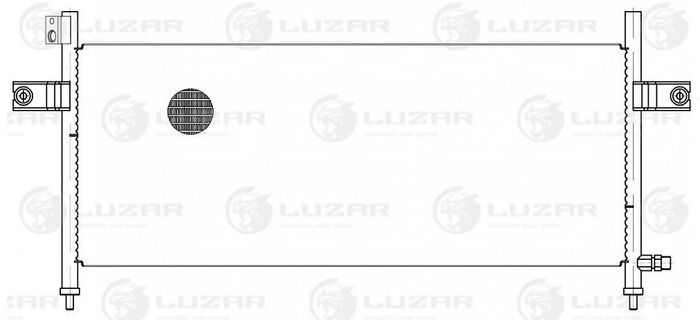 LRAC 1432 LUZAR Конденсатор, кондиционер (фото 7)