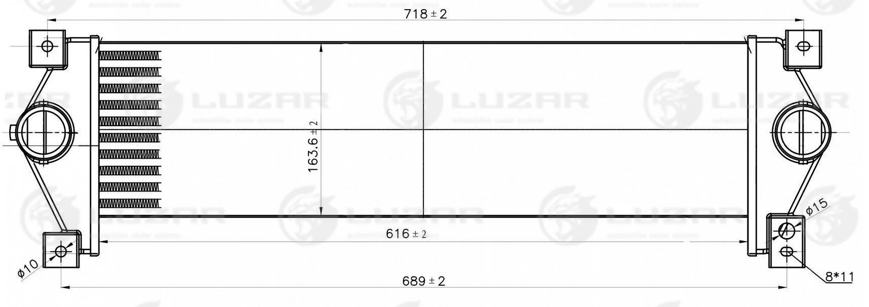 LRIC 1755 LUZAR Интеркулер (фото 4)